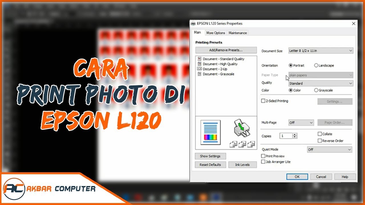 Cara Setting Printer Epson L120 Untuk Cetak Foto Tanya Kenapa 5650